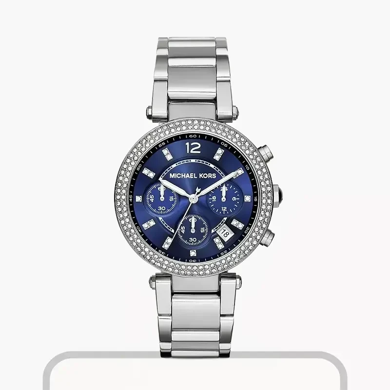 Michael Kors Parker Blue Dial Ladies Watch- MK6117